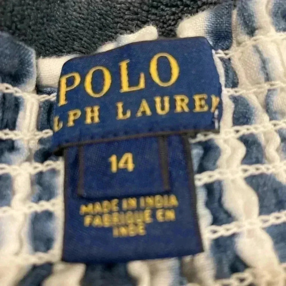 Ralph Lauren Polo Girl’s Blouse Linen Top Sz. 14 - Picture 4 of 5